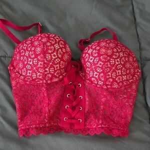 Victoria's Secret Pink Lace Push-Up Bra